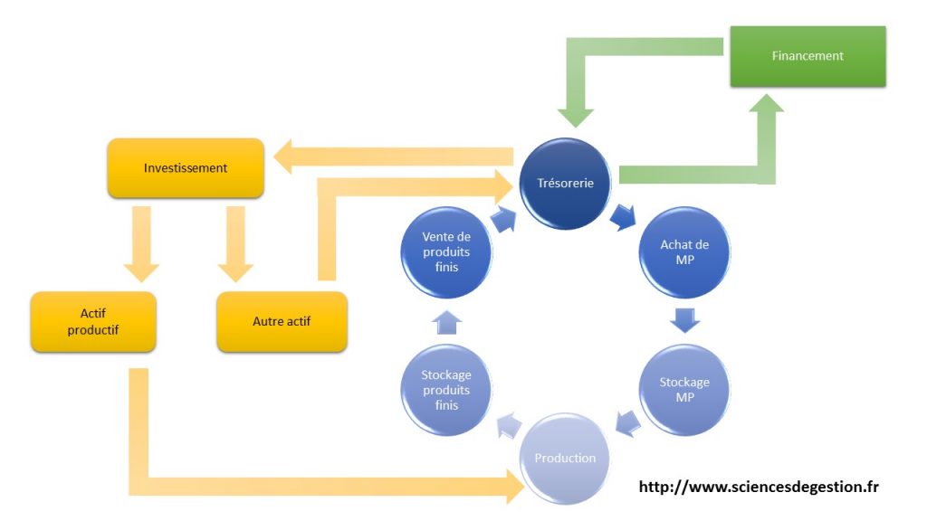 Schema des cycles financiers